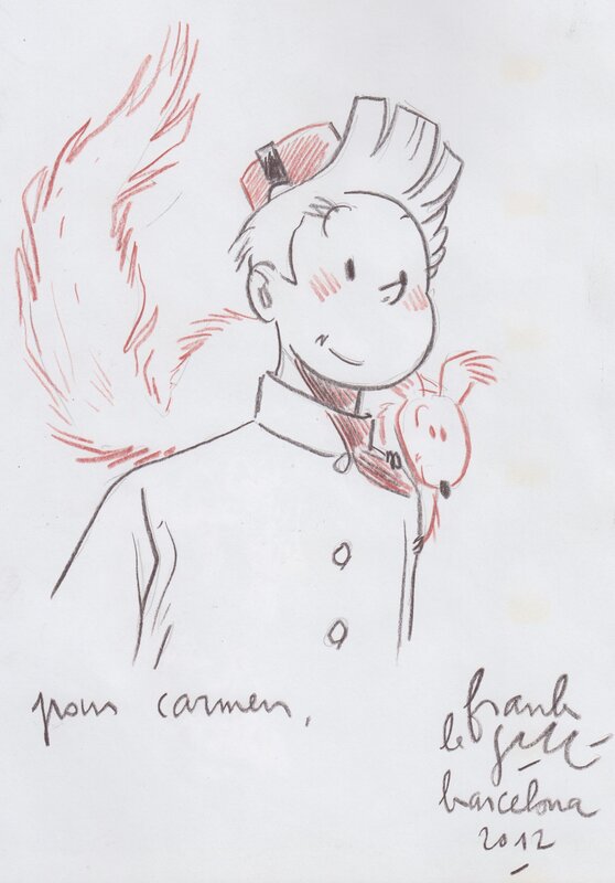 Spirou by Frank Le Gall - Sketch