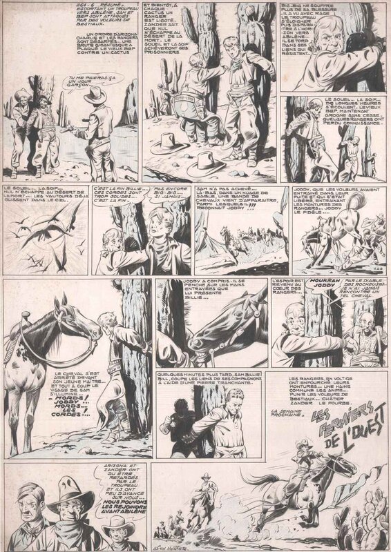 Sam Billie Bill par Lucien Nortier, Roger Lécureux - Planche originale