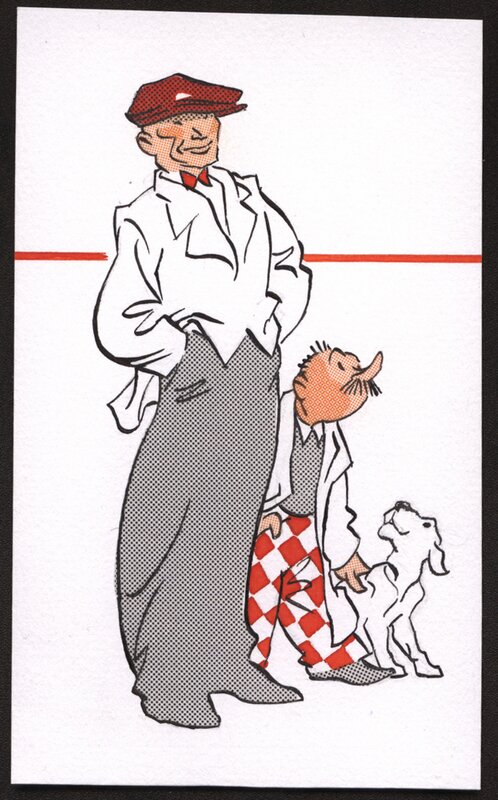 Al Severin, Al Séverin - Harry et Auguste - Illustration originale