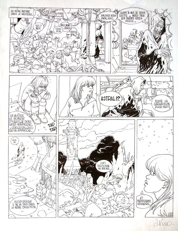 Arno, Alejandro Jodorowsky, Alef-Thau - Tome#1 - L'enfant tronc - Planche originale