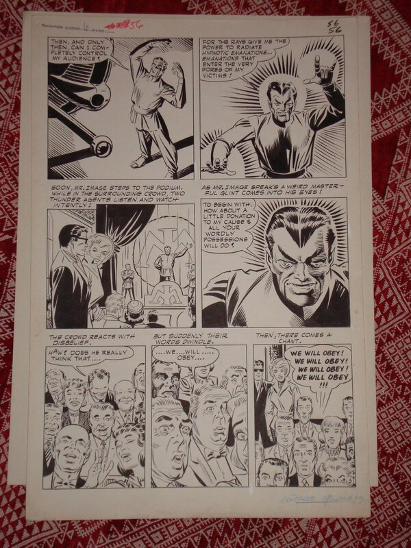 Thunder AGENTS par Steve Ditko - Planche originale