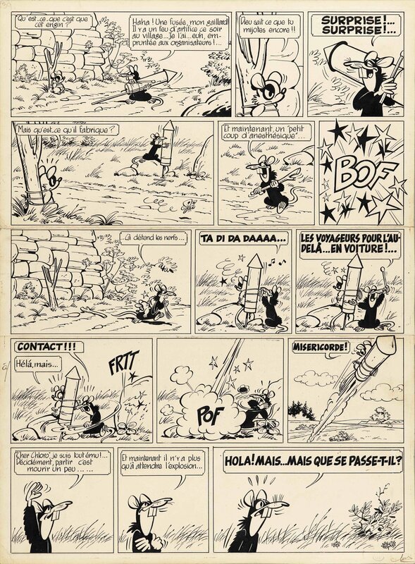 Raymond Macherot, Chlorophylle contre les conspirateurs - Pl 39 - Comic Strip