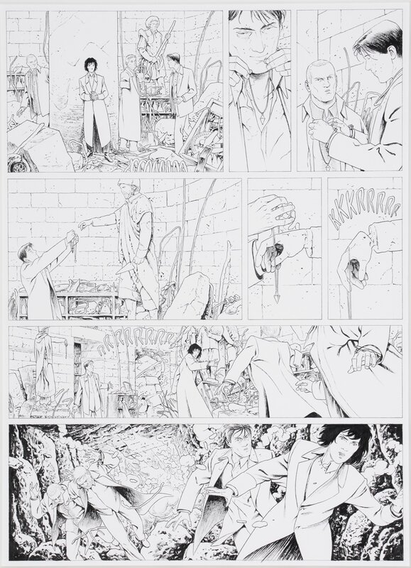 Milan Jovanovic, Alcante, Ars Magna - T.3 - V.I.T.R.I.O.L - Planche originale