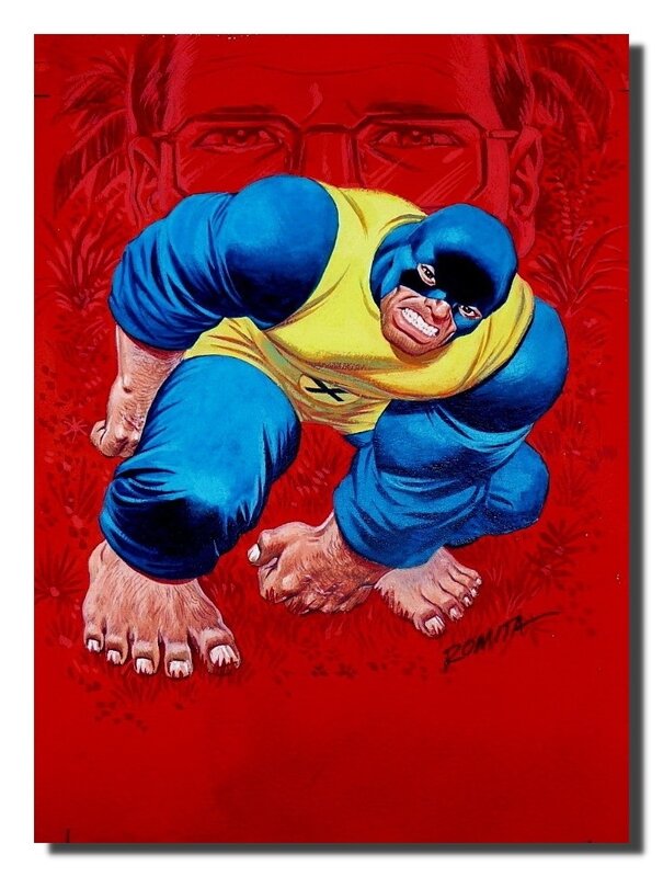 The beast par John Romita - Illustration originale