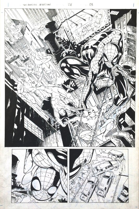 Joe Bennett, Sandu Florea, Howard Mackie, Amazing Spider-Man Vol.2 #28 - Planche originale