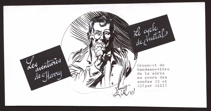 Al Severin, Al Séverin - Harry - Bandeau titre - Le Cycle de Métal - Illustration originale