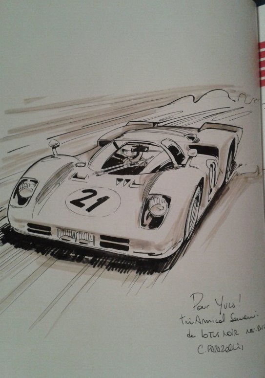 Sebring 70 par Christian Papazoglakis - Dédicace