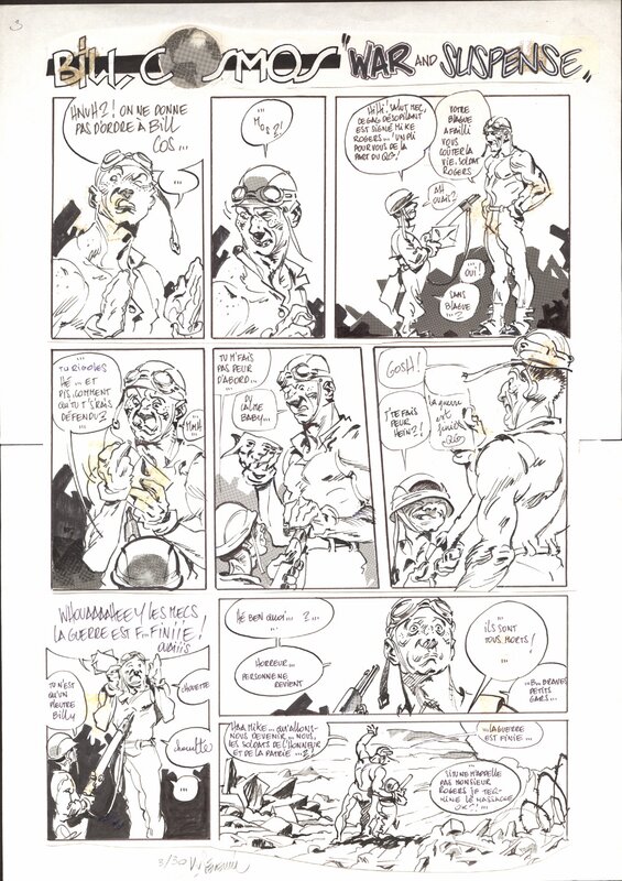 Al Severin, Al Séverin - Bill Cosmos p.05 - Planche originale