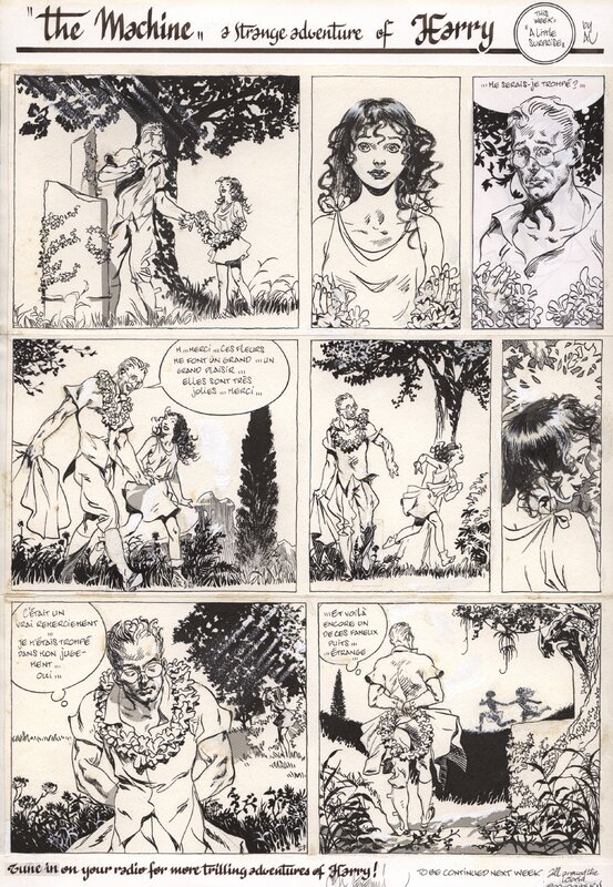 Al Severin, Al Séverin - La Machine à remonter le temps p.27 - Planche originale