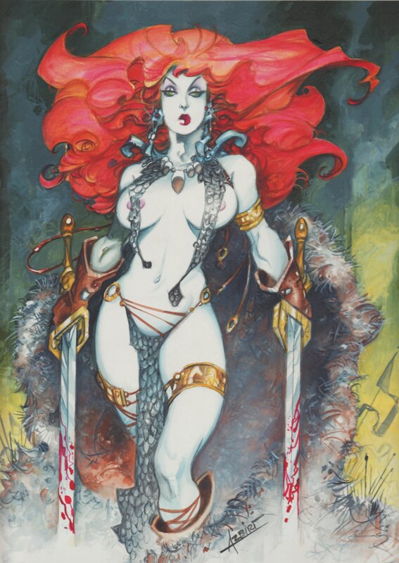 Azpiri - Red Sonja - Couverture originale