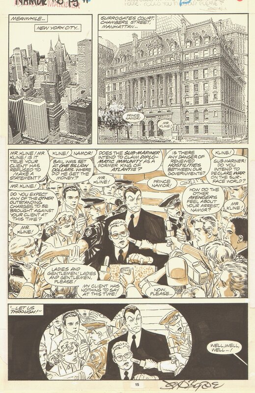 John Byrne, Namor The Sub-Mariner 6 page 11 - Comic Strip