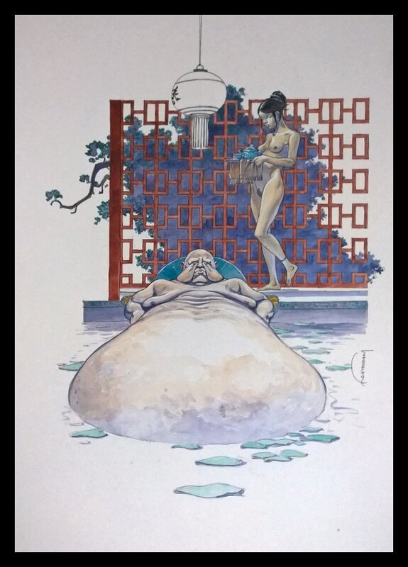 Hermann, Couverture Zhong Guo - TT - Couverture originale