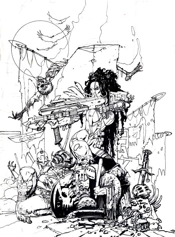 Bisley Fakk 2 - Original art