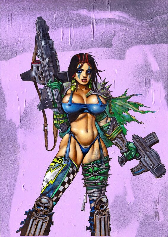 Bisley - The Gunner - Illustration originale