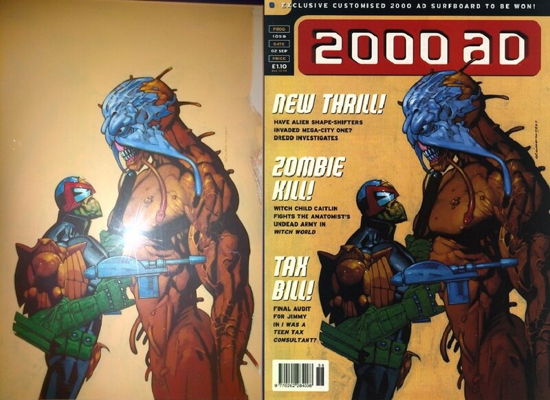 Siku - 2000AD prog 1058 cover - Original Cover