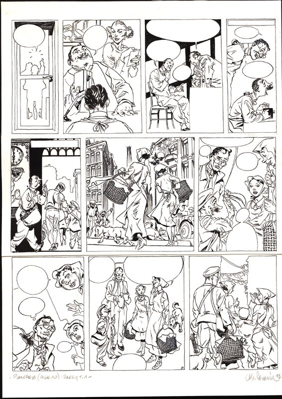 Al Severin, Al Séverin - Harry 1 - Urkanika p.08 - Planche originale