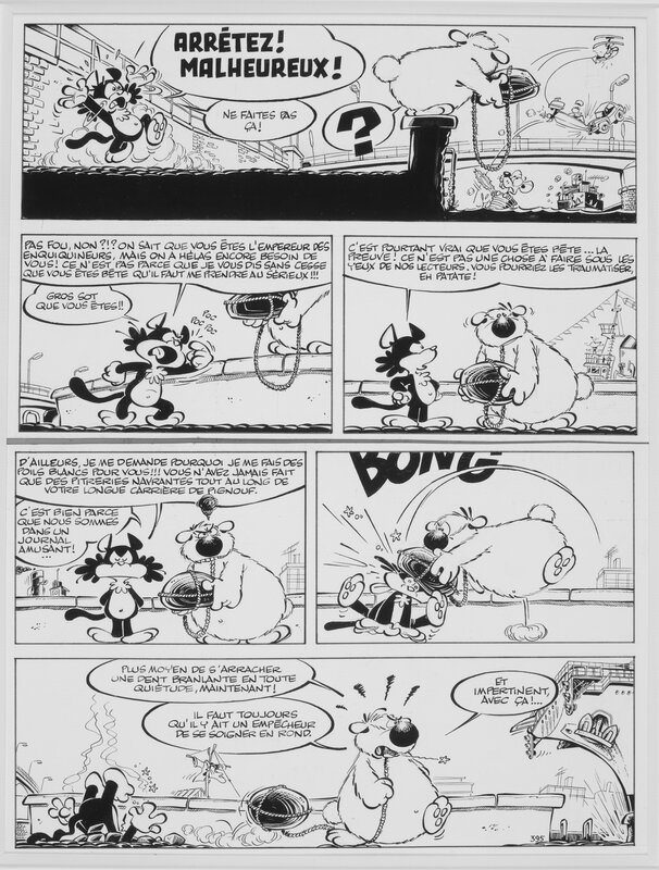 Cubitus - gag n°395 par Dupa - Planche originale