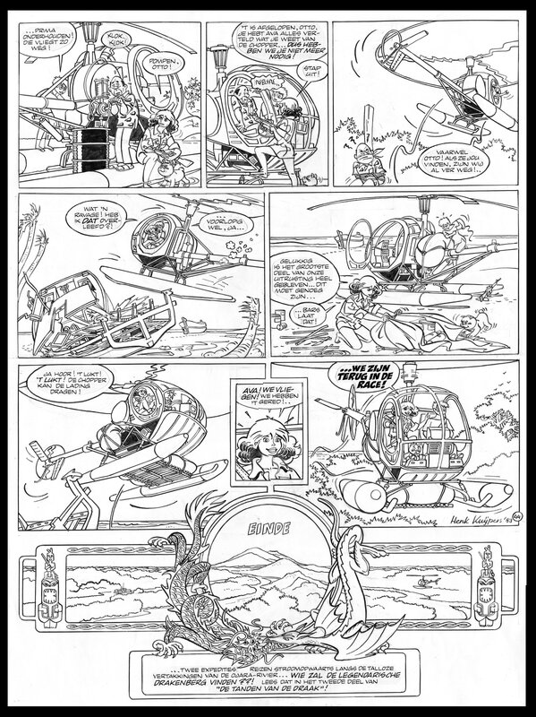 Henk Kuijpers, Franka 7 : De tanden van de draak - Comic Strip