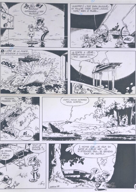 Pierre Seron, Les petits hommes - L'exode (T.1) - pl.8 - Comic Strip