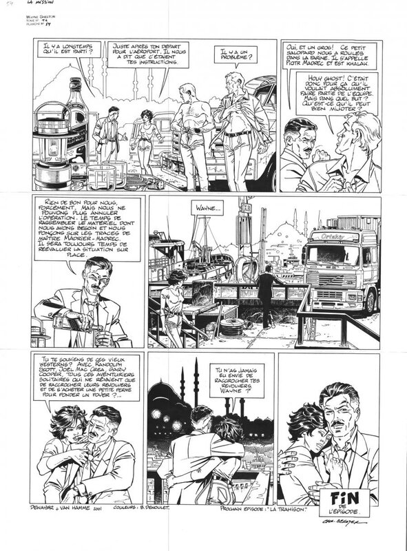 Christian Denayer, Wayne Shelton #1 - La mission - Comic Strip