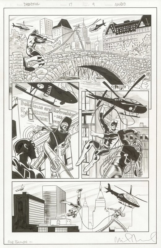Allred: Daredevil (vol 3) 17 page 9 - Planche originale