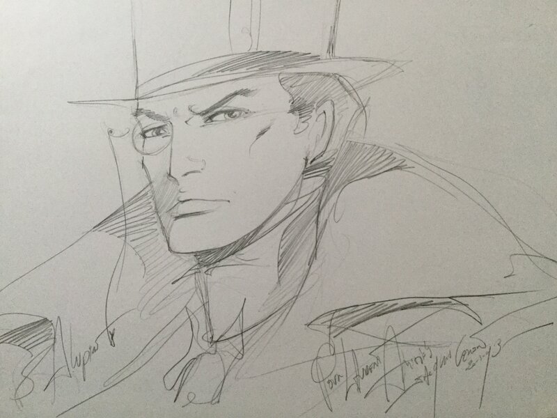 Arsène Lupin by Jacques Géron - Sketch