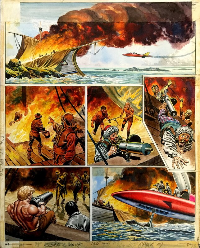 Don Lawrence, Trigan - Puppet Emperor - page 39 - Planche originale