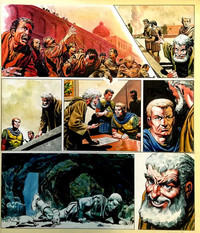 Don Lawrence, Trigan - Revolution in Zabriz -  page 111 - Planche originale