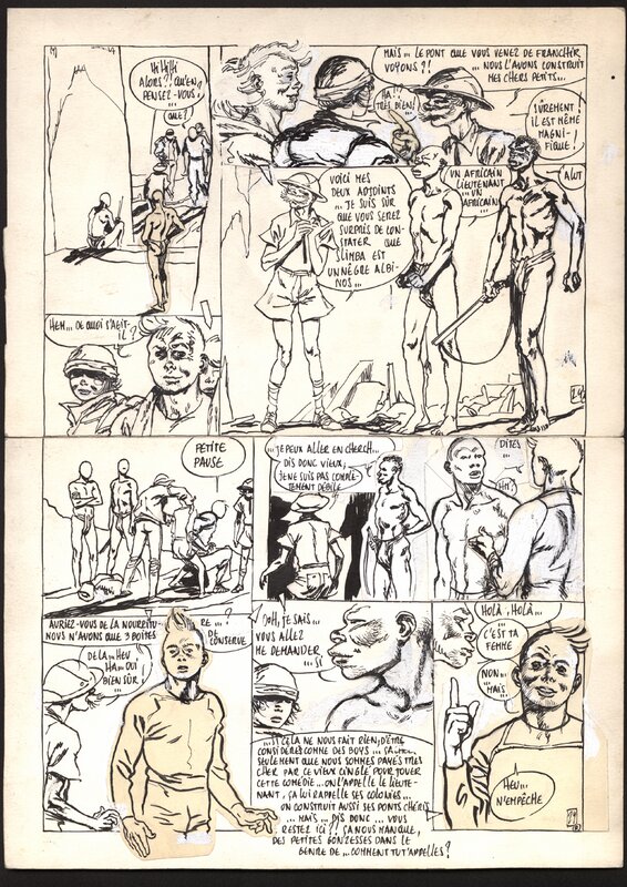 Al Severin, Al Séverin - Gratin p.25 - Planche originale