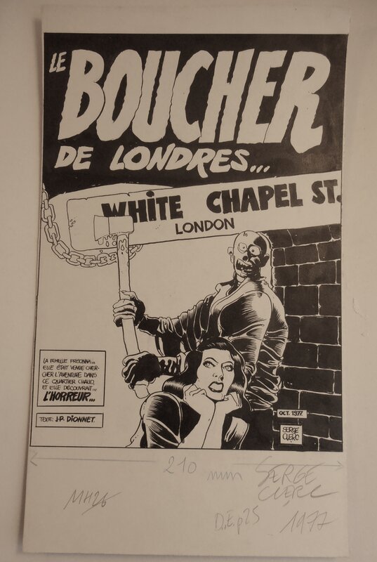 Serge Clerc, Le BOUCHER DE LONDRES 1977 - Comic Strip