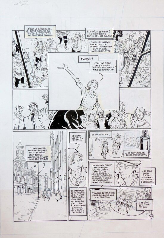 Olivier Mangin, Jack Manini, La guerre des Amants - T.1 Rouge Révolution - pl.13 - Comic Strip