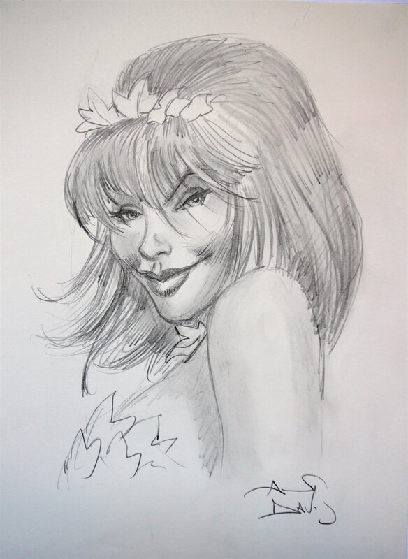 Poison Ivy par Alan Davis - Sketch