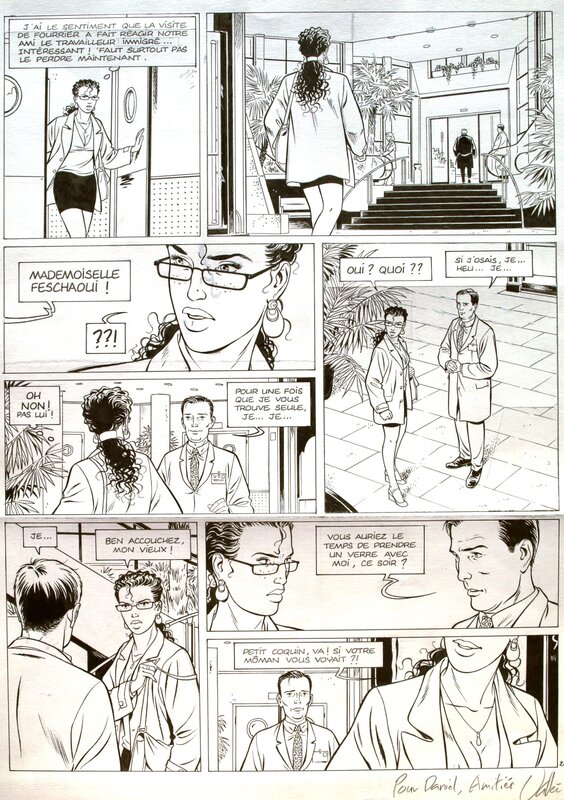 Sylvain Vallée, Jean-Charles Kraehn, Gil St-André - Tome#5 - Enquêtes parallèles - Planche originale