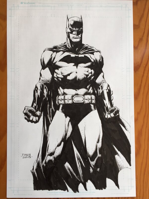 Batman par David Finch - Illustration originale