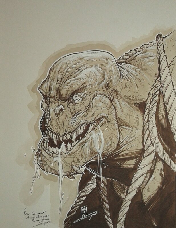 Troll - Mjöllnir par Pierre-Denis Goux - Illustration originale