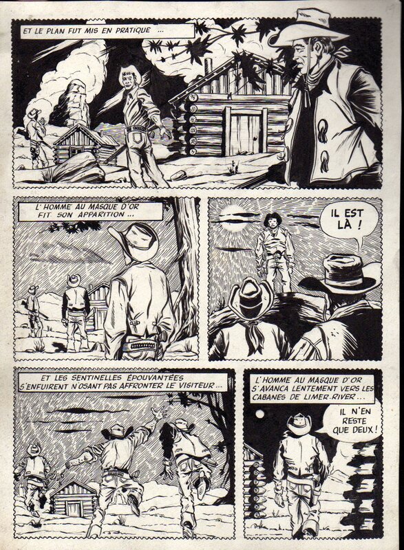 Orozco, Petit Tom - Episode indéterminé, parution dans la revue Red cayon (Artima) - Planche originale