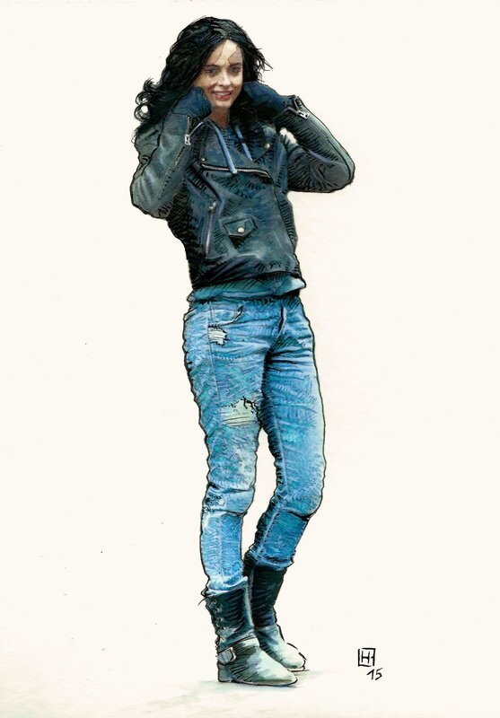 J.jones by Fabrice Le Hénanff - Original Illustration