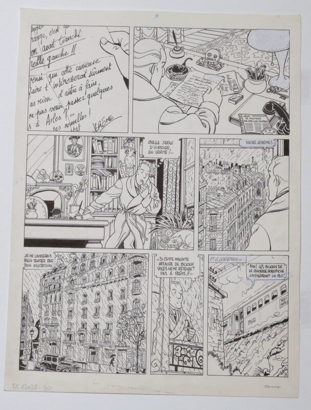 Didier Savard, Sylvie Escudié, Dick herisson  tend l'oreille et enquête ...ambiance parisienne ... - Comic Strip