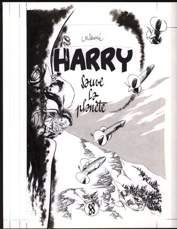 Al Severin, Al Séverin - Harry 1 - couverture inédite - Couverture originale