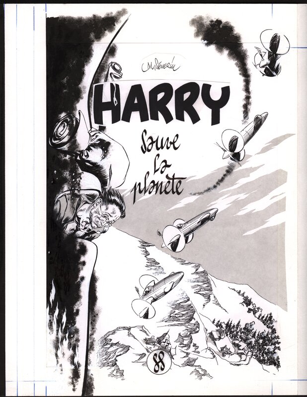 Al Severin, Al Séverin - Harry 1 - couverture inédite - Original Cover