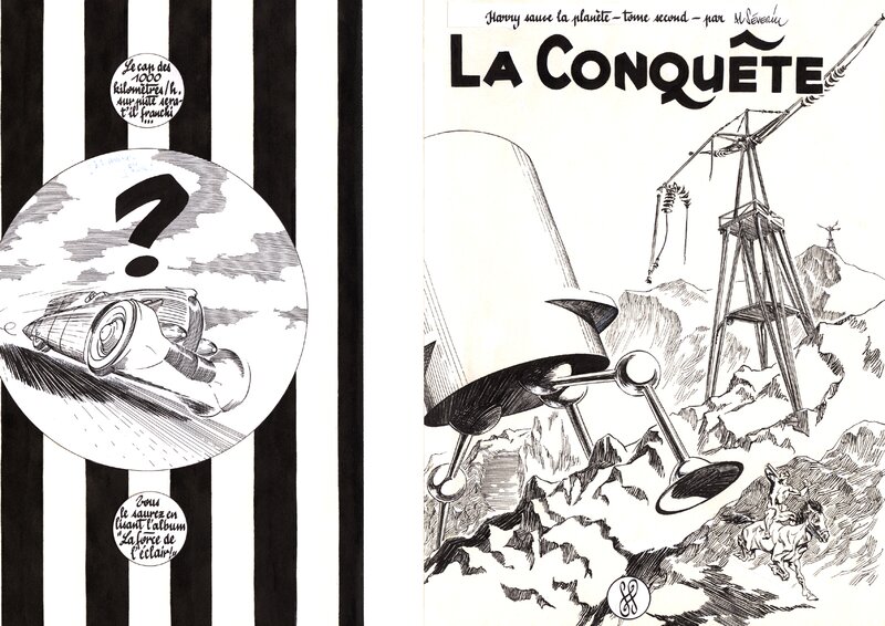 Al Severin, Al Séverin - Harry 2 - La Conquête - couverture et 4e plat - Original Cover