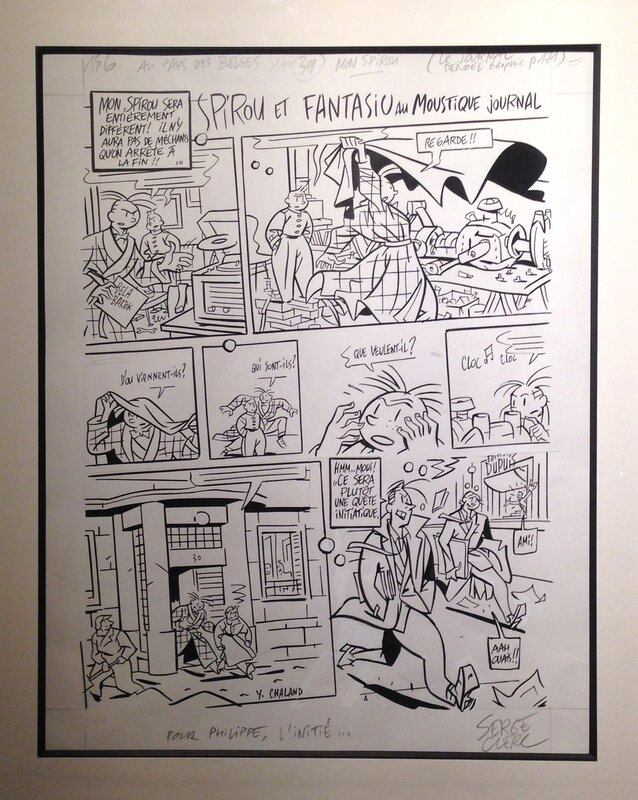 Serge CLERC - Le Journal - Pl. 39 - Comic Strip