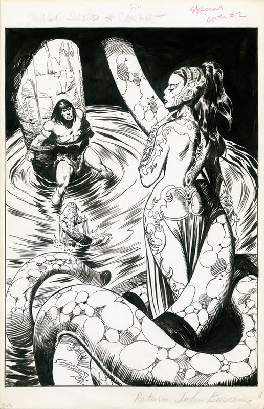 John Buscema, Marvel Super Special 2 frontispiece - Comic Strip