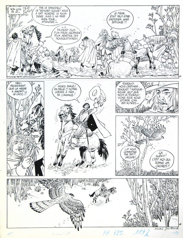 André Juillard, Patrick Cothias, Masquerouge 03 ( Le rendez-vous de Chantilly ) - Comic Strip