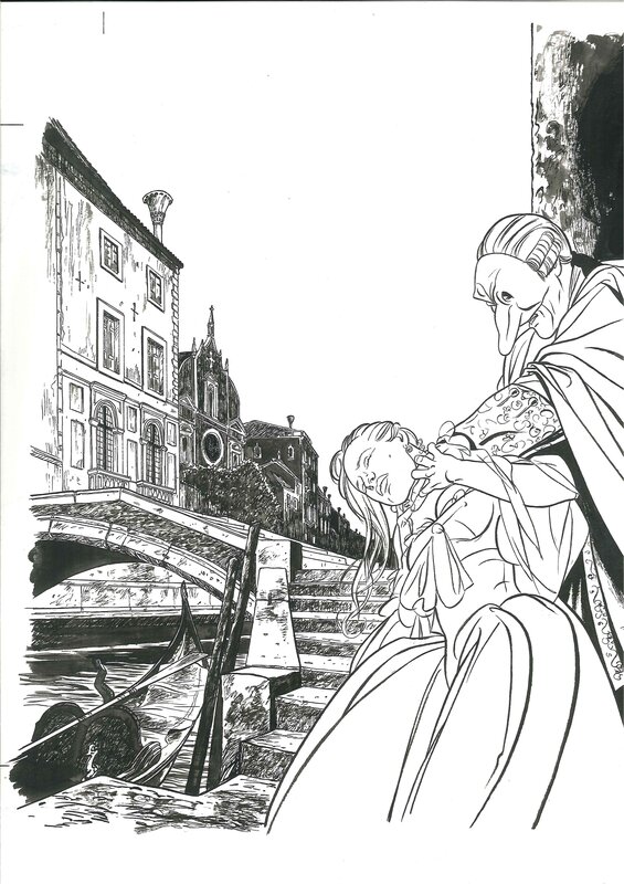 Éric Warnauts, Raives, Cover for Suites Vénitiennes album 2 Rouge Venise - Comic Strip