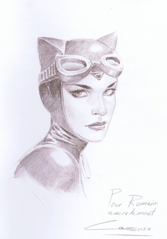 Catwoman par Caldéron - Sketch