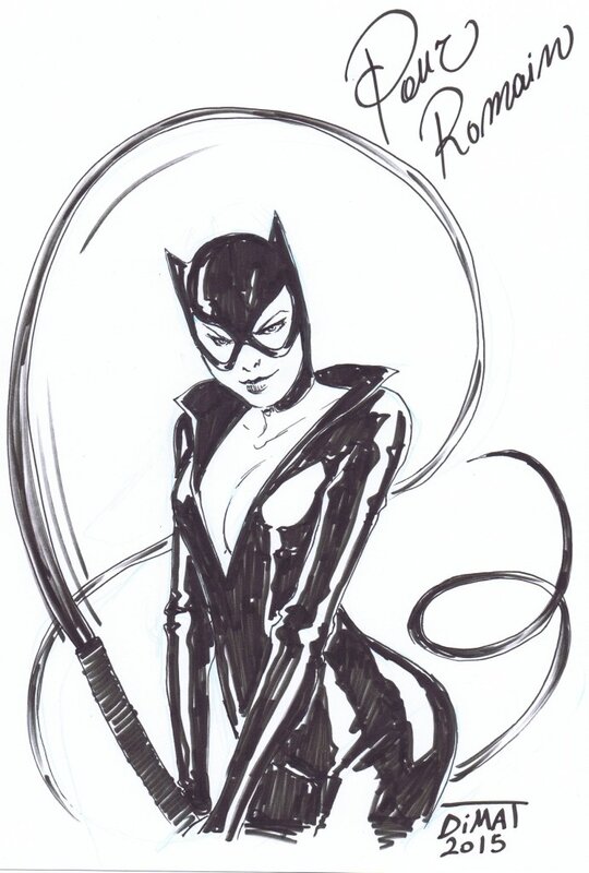 Catwoman par Dimat - Sketch
