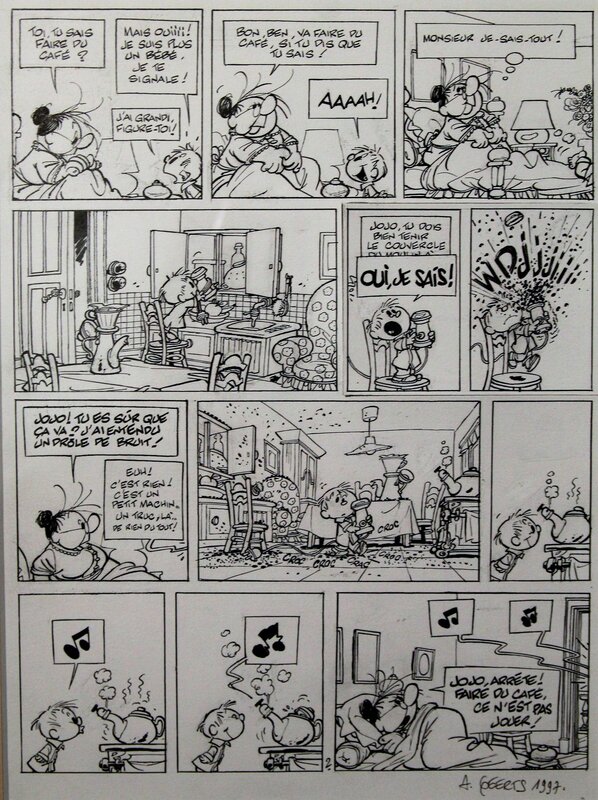 Le petit JoJo par André Geerts - Planche originale