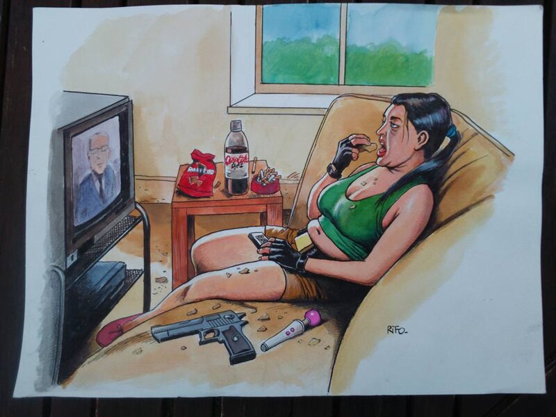 Tomb Raider molle by Rifo - Original Illustration