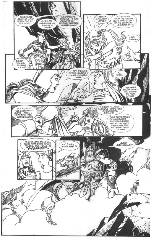 Gil Kane . Ring of the Nibelung . - Œuvre originale